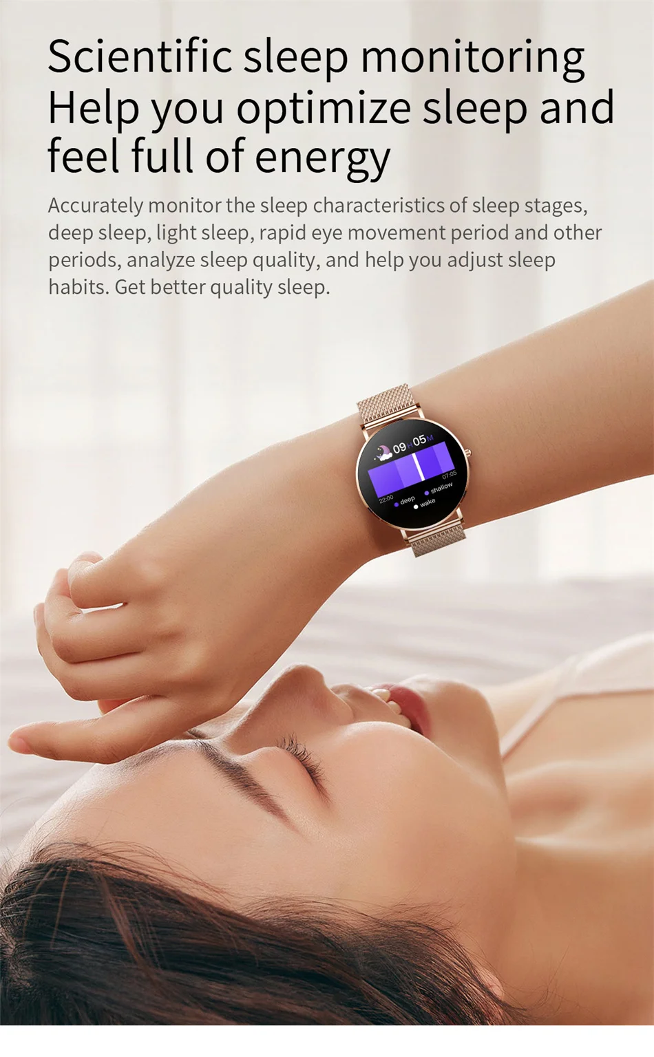 2022 New Ultra Thin Smart Watch Women 1.368243 AMOLED 360360 HD Pixel Display Always Show Time Call Reminder Smartwatch 1 12