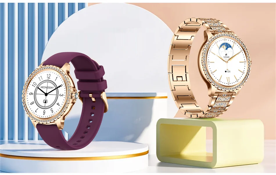 2023 New Fashion Women Bluetooth Call Smart Watch 1.328243 AMOLED 360360 HD Screen Sports Fitness Ladies Smartwatch Diam 15