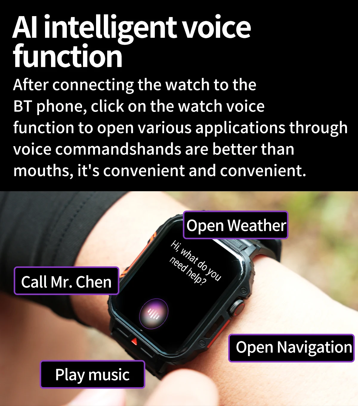 2024 Outdoor Military Smart Watch Men Health Monitor AI Bluetooth Call Fitness Sport Waterproof Smartwatch for Women Android IOS 2024 Outdoor Military Smart Watch Men Health Monitor AI Bluetooth Call Fitness Sport Waterproof Smartwatch for Women Android IOS