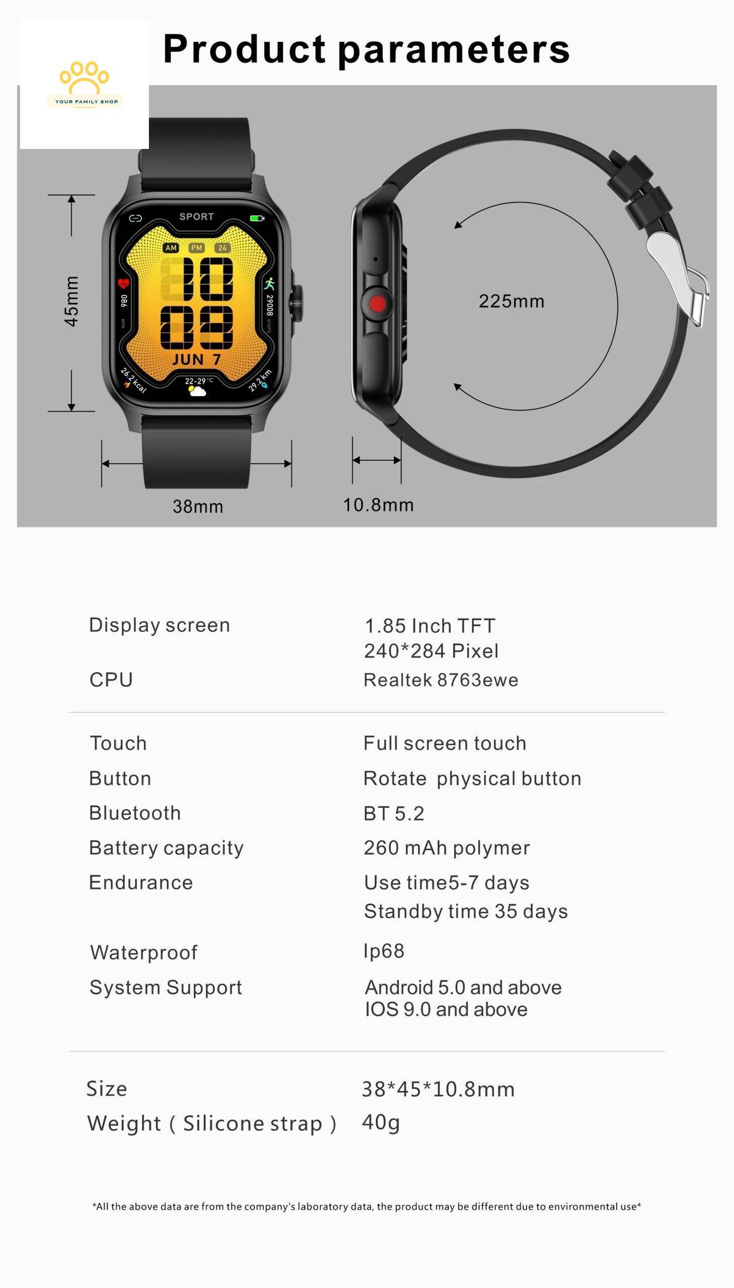 2024 Smart Watch For Women Full Touch Screen Bluetooth Call Waterproof Watches Sport Fitness Tracker Smartwatch Lady Reloj Mujer