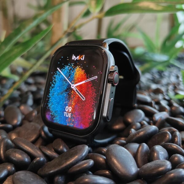 IMIKI SF1 Smart Watch 2.01" AMOLED Display 1000nits BT Calling 100+ Sports Modes IP68 Business Fashion Modeling Metal Case - Image 6