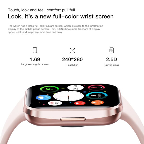 2023 Luxury Smart Watch Men Fitness Monitor Waterproof Sport Smartband Wrist Smartwatch for Women Xiaomi Huawei PK Amazfit GTR 4 - Image 3