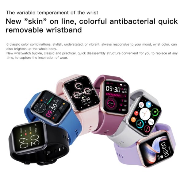 2023 Luxury Smart Watch Men Fitness Monitor Waterproof Sport Smartband Wrist Smartwatch for Women Xiaomi Huawei PK Amazfit GTR 4 - Image 6