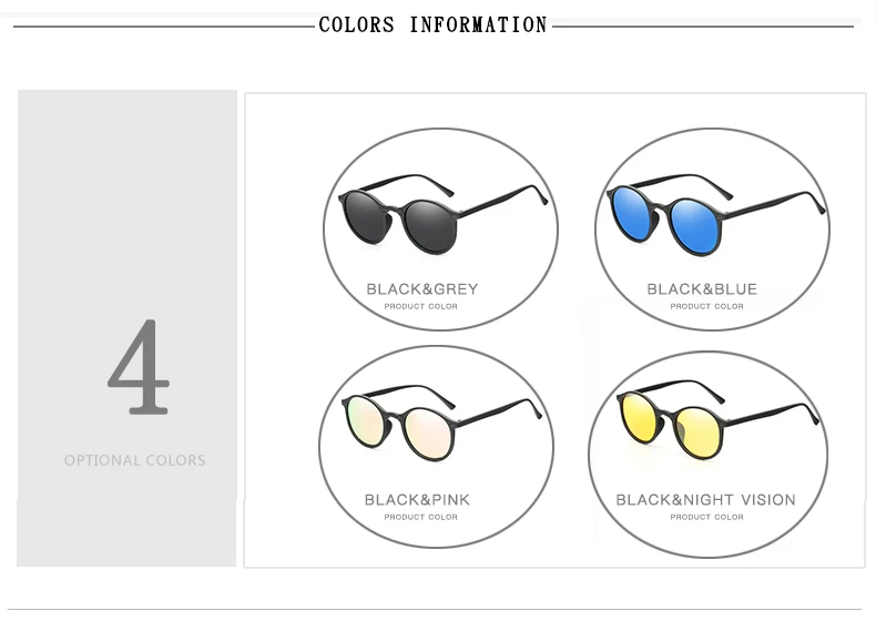 HOOLDW New Women Round Polarized Sunglasses Retro Vintage UV400 Driving Steampunk Eyewear Male Small Sun Glasses Gafas Ciclismo