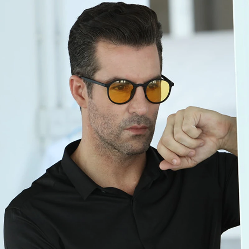 HOOLDW New Women Round Polarized Sunglasses Retro Vintage UV400 Driving Steampunk Eyewear Male Small Sun Glasses Gafas Ciclismo