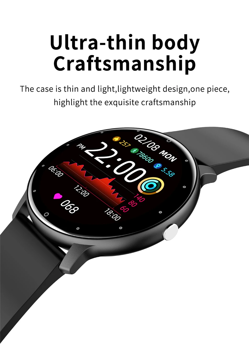 Men Smart Watch Full Touch Screen Digital Fitness Tracker IP68 Waterproof Sports Smartwatch for Women Xiaomi Huawei Phones 2023 Men Smart Watch Full Touch Screen Digital Fitness Tracker IP68 Waterproof Sports Smartwatch for Women Xiaomi Huawei Phones 2023