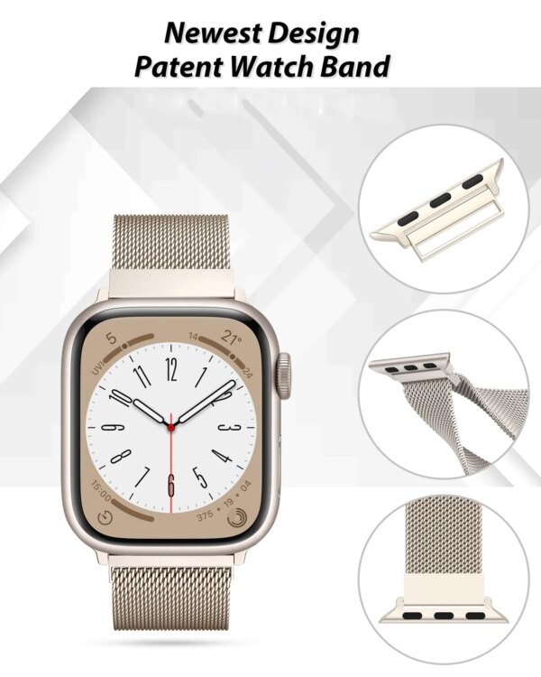 Milanese Strap For apple Watch Band 44mm 40mm 45mm 49mm 41mm 38mm 42 44 mm Bracelet iwatch Series 9 3 6 5 SE 7 8 10 Ultra 2 Band
