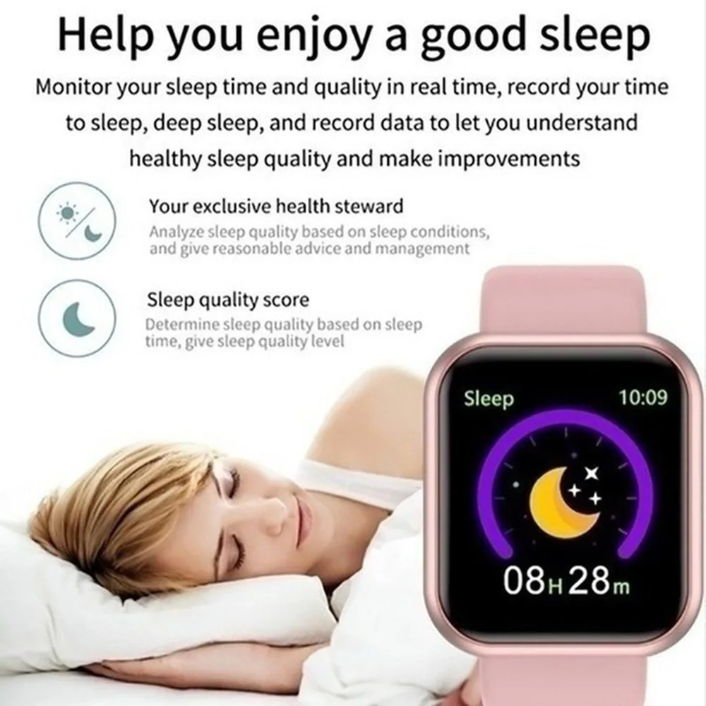 Multifunctional Smart Watch Men Women Bluetooth Connected Phone Music Fitness Sports Bracelet Sleep Monitor Y68 Smartwatch D20 Multifunctional Smart Watch Men Women Bluetooth Connected Phone Music Fitness Sports Bracelet Sleep Monitor Y68 Smartwatch D20