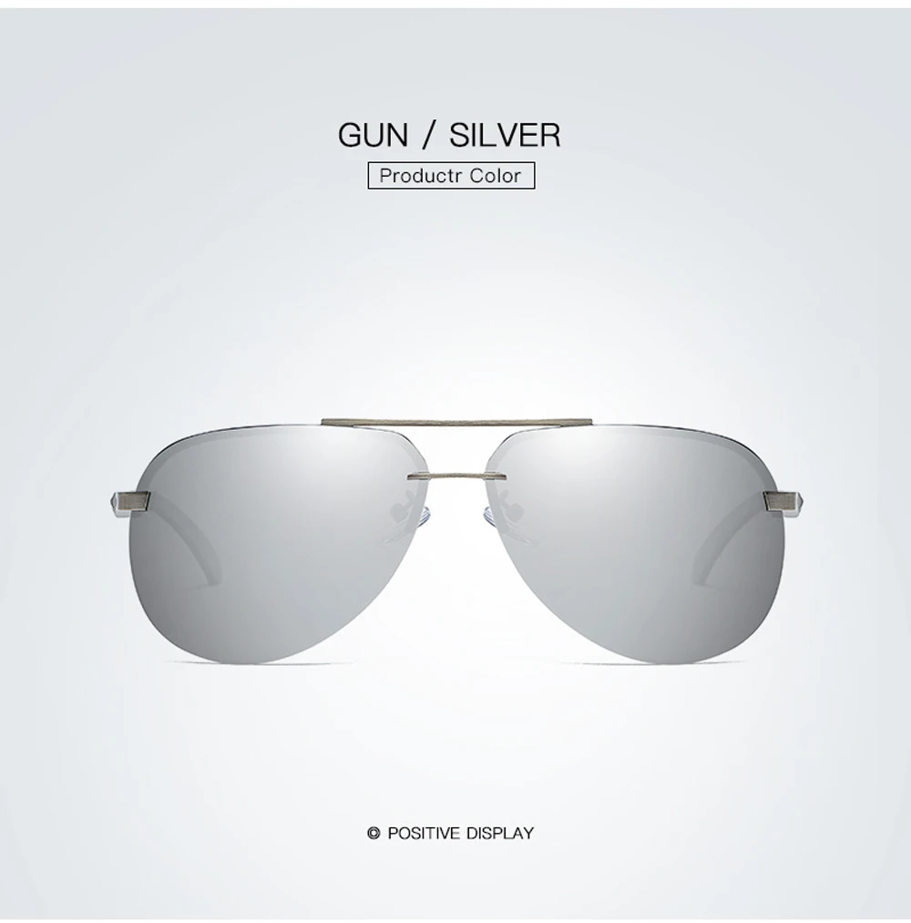New Polarized Men Sunglasses Classic Driving Sun Glasses Metal Frame Mirror Lens Sunglasses Men/Women