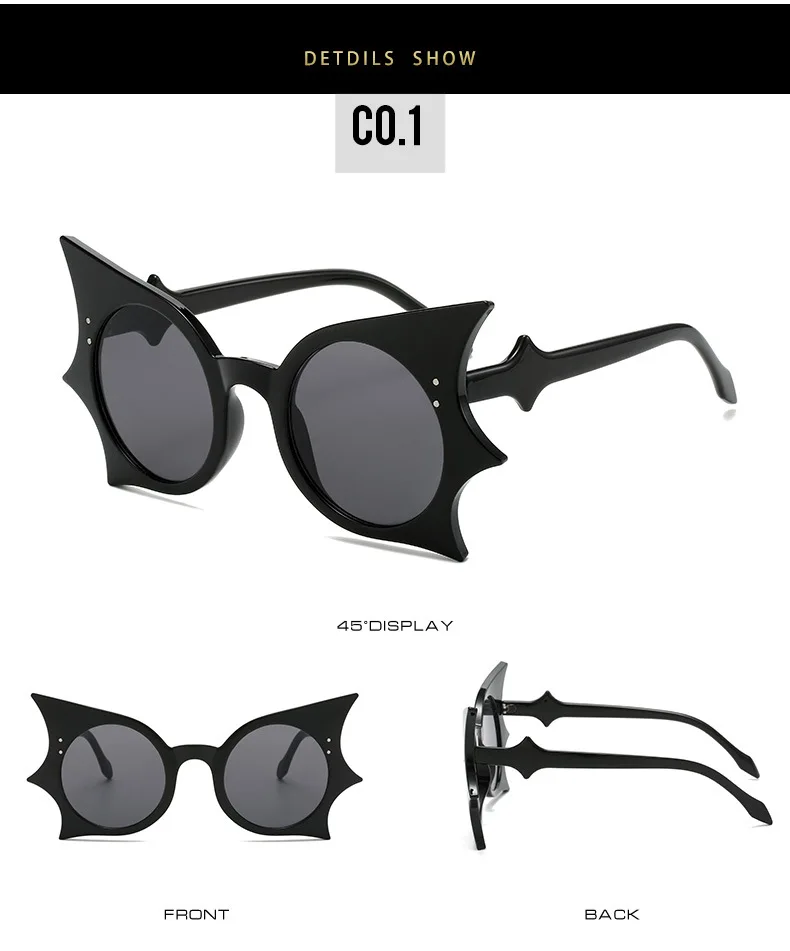 RBROVO 2023 Butterfly Vintage Sunglasses Women Bat Punk Eyewear Women/Men Funny Glasses Women Lunette De Soleil Femme UV400