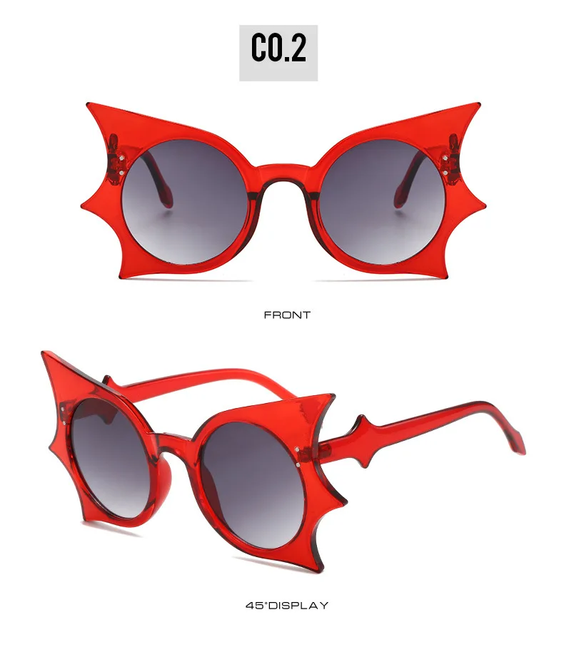 RBROVO 2023 Butterfly Vintage Sunglasses Women Bat Punk Eyewear Women/Men Funny Glasses Women Lunette De Soleil Femme UV400
