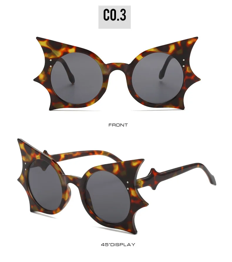 RBROVO 2023 Butterfly Vintage Sunglasses Women Bat Punk Eyewear Women/Men Funny Glasses Women Lunette De Soleil Femme UV400