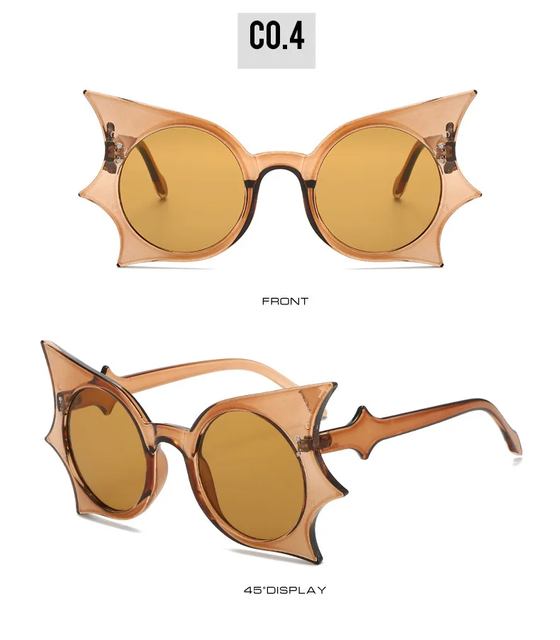 RBROVO 2023 Butterfly Vintage Sunglasses Women Bat Punk Eyewear Women/Men Funny Glasses Women Lunette De Soleil Femme UV400