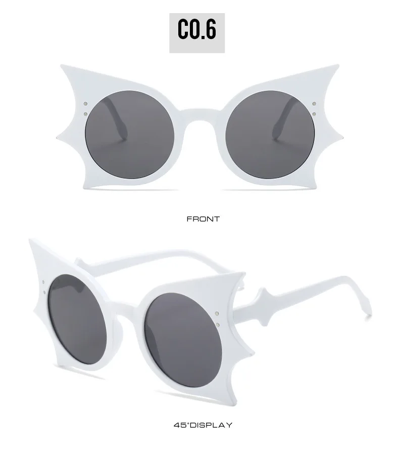 RBROVO 2023 Butterfly Vintage Sunglasses Women Bat Punk Eyewear Women/Men Funny Glasses Women Lunette De Soleil Femme UV400