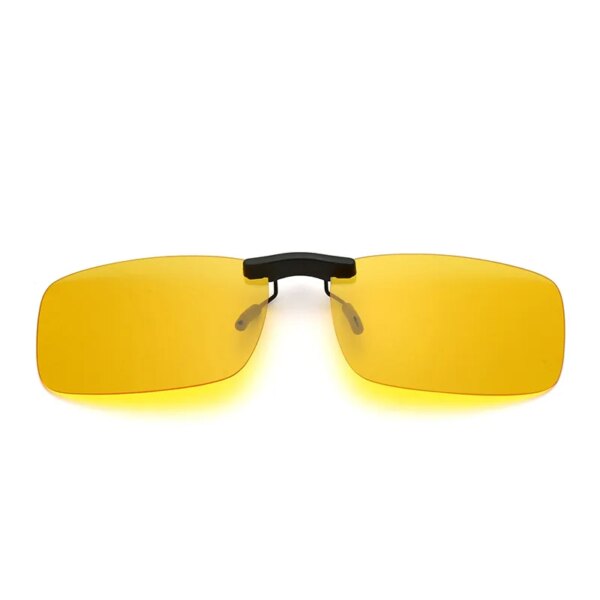 Rimless Flip Up Clip On Sunglasses Men Women Polarized Driving Fishing Cycling Night Vision Glasses Myopia Clip on Eyeglasses